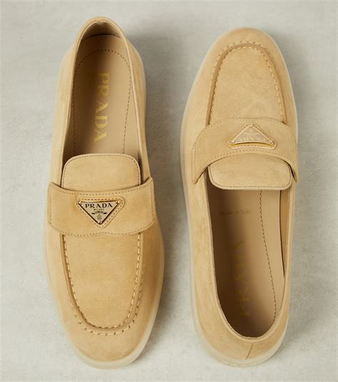 Prada Saint Tropez Suede Loafers 